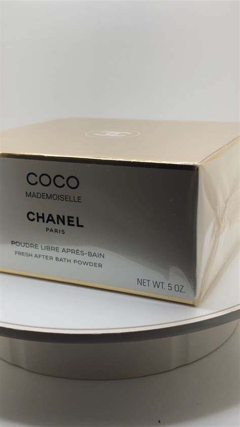 chanel mademoiselle dusting powder|Chanel after bath body powder.